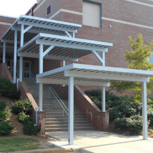 Metal Walkway Covers and Canopies