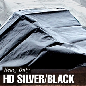 Dize Weathermaster Heavy Duty Silver/Black Poly Tarps